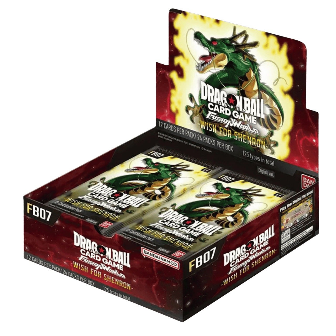 dragon ball legend of the dragon balls booster box Super TCG: Fusion World FB07 Wish for Shenron The Zenkai Series rewrites the rules of the battlefield Dragon ball Masters B25 Legend